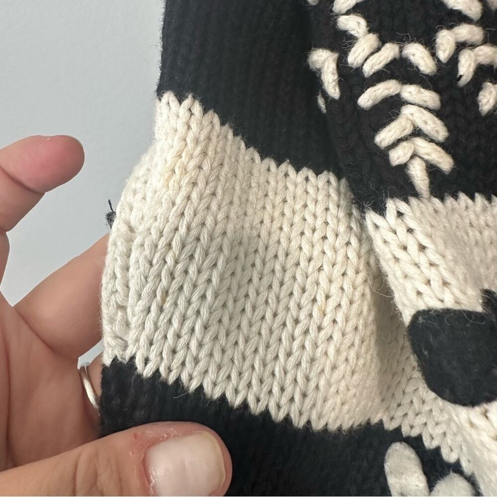 Michael Simon Cache Vintage Snowflake Sweater Siz… - image 7